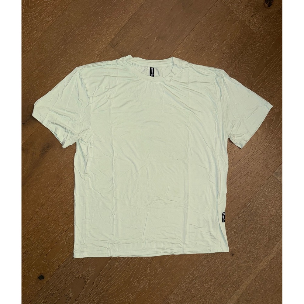 Comfrt Mens Short Sleeve Crewneck T-Shirt Mint Green Size XL Casual Minimalist